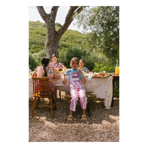 Favorite People - Amore Gestreifter Overall | Pink