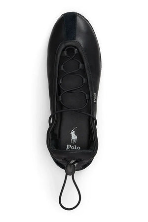 Polo Ralph Lauren Deri Balerin Babetler Ballerina Lace Up