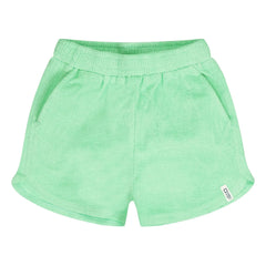 Tumble N'Dry – Paraiba Bio-Baumwoll-Frottee-Shorts | Grün