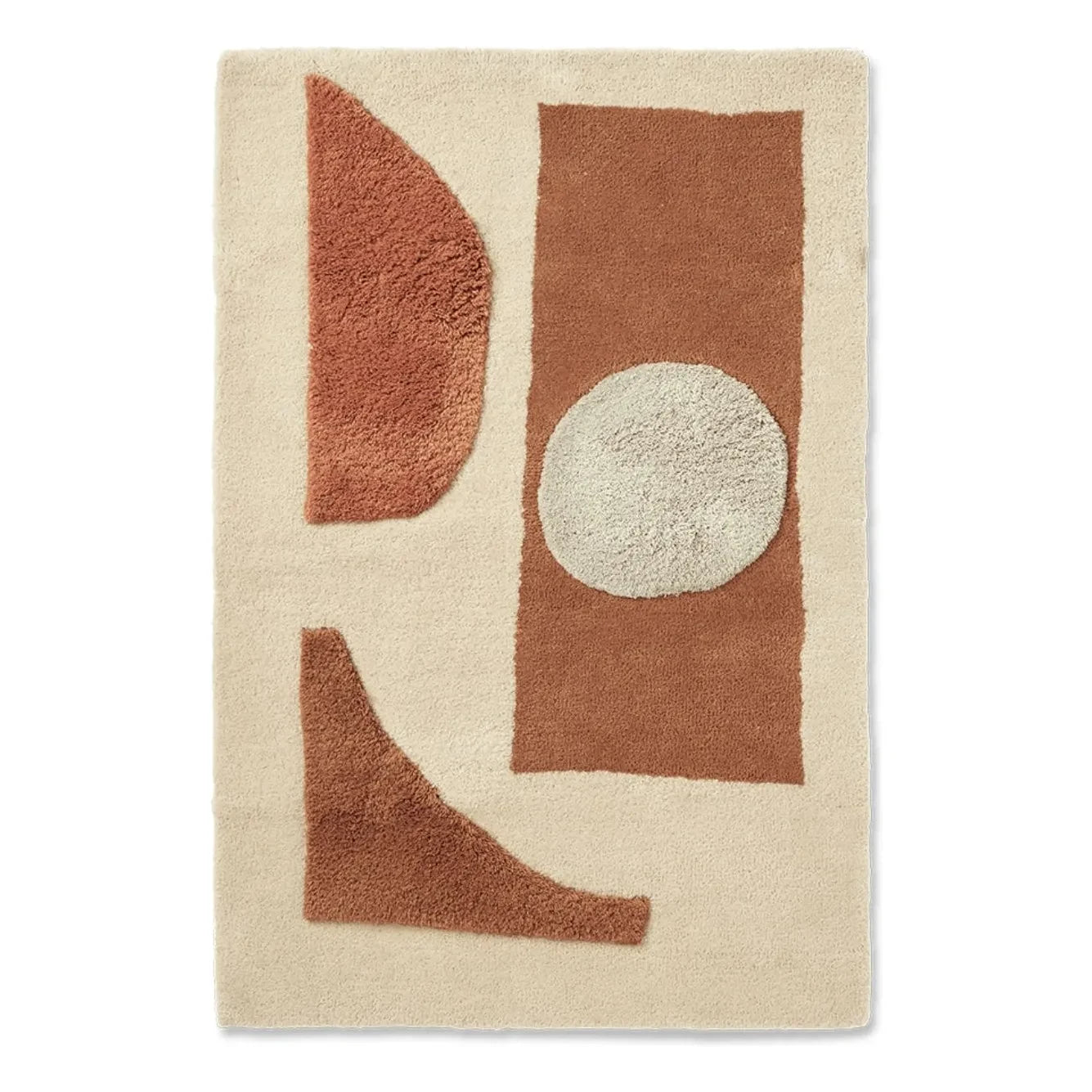 Ferm Living Kids - Bloco halı | Terracotta