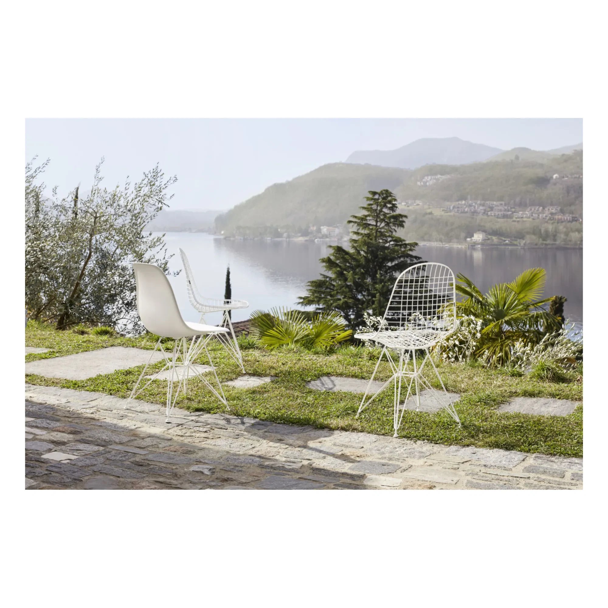 Vitra - Wire Chair DKR designed by Charles & Ray Eames | Weiß