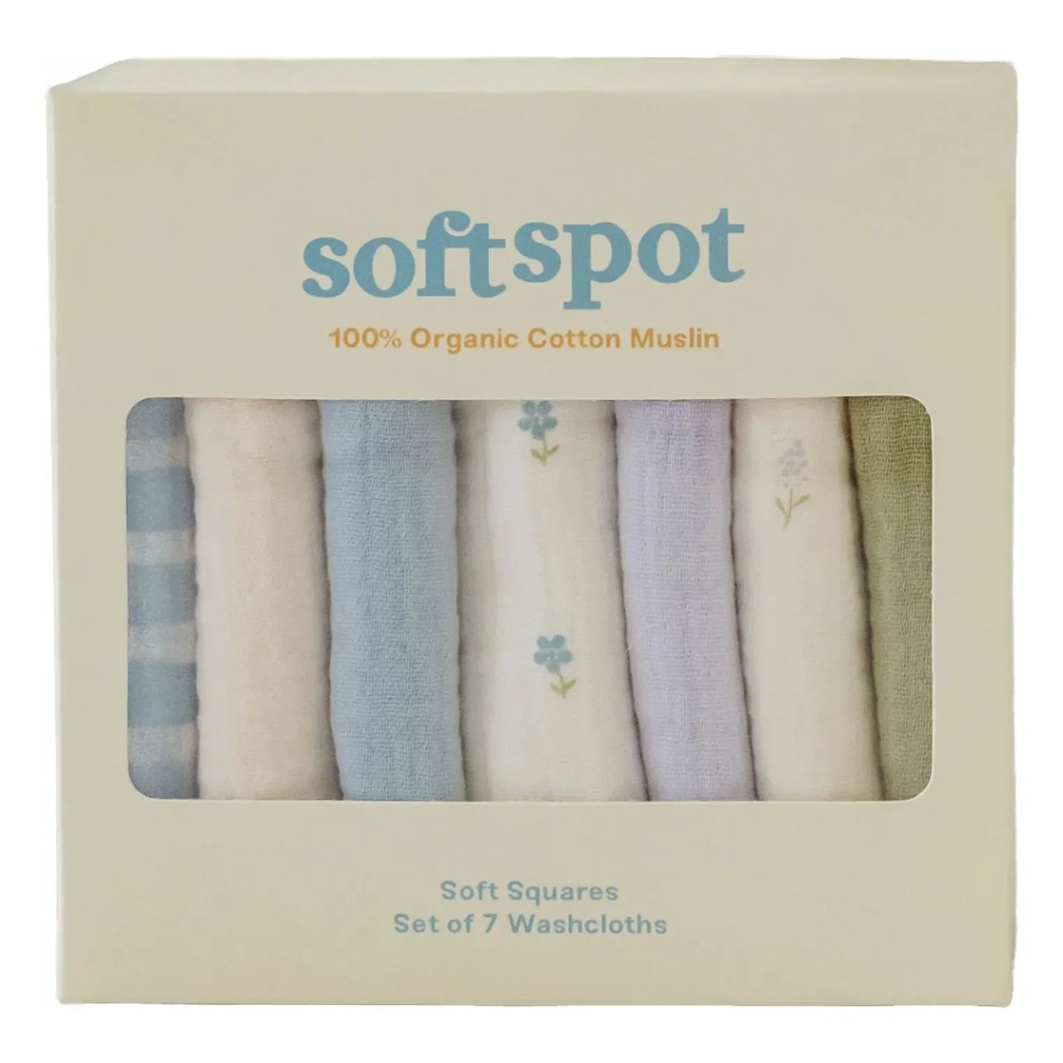 Soft Spot – Frotteehandtücher aus Bio-Baumwolle – 7er-Set | Blau