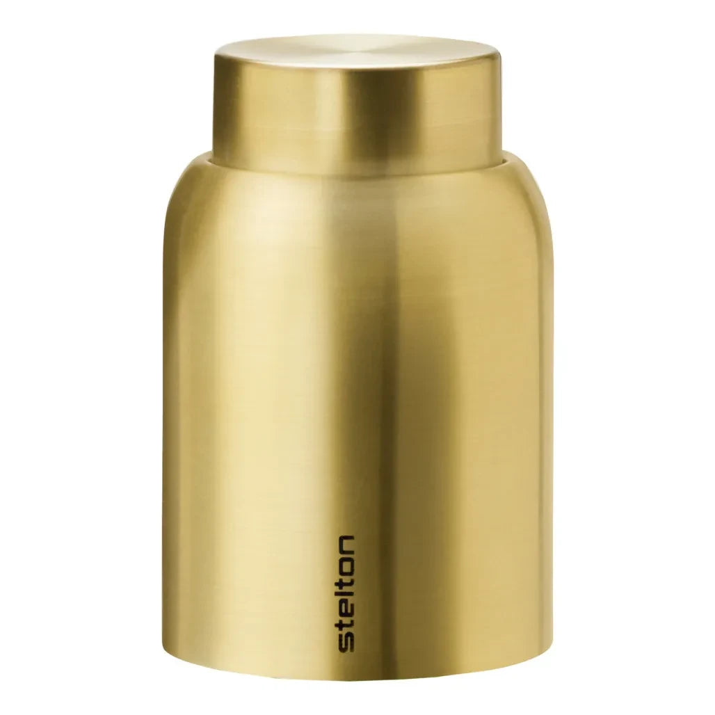 Stelton – Flaschenverschluss aus gebürstetem Messing | Messing