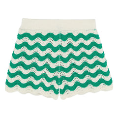 Bonton - Häkelshorts Nine | Smaragdgrün
