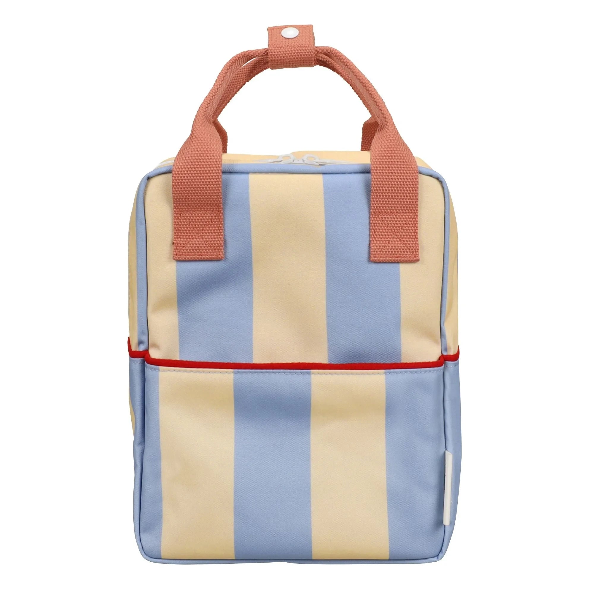 Sticky Lemon - Kleiner gestreifter Rucksack | Blau