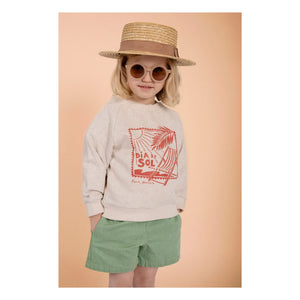Loir - Sweat Dia Del Sol meliert | Ecru