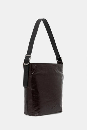 ZADIG&VOLTAIRE JANE HOBO VINTAGE PATENT Deri Çanta