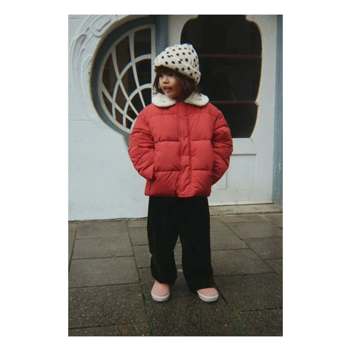 Konges Sløjd - Beanie Sherpa Jody Pois Geri Dönüştürülmüş Elyaf | Ekru