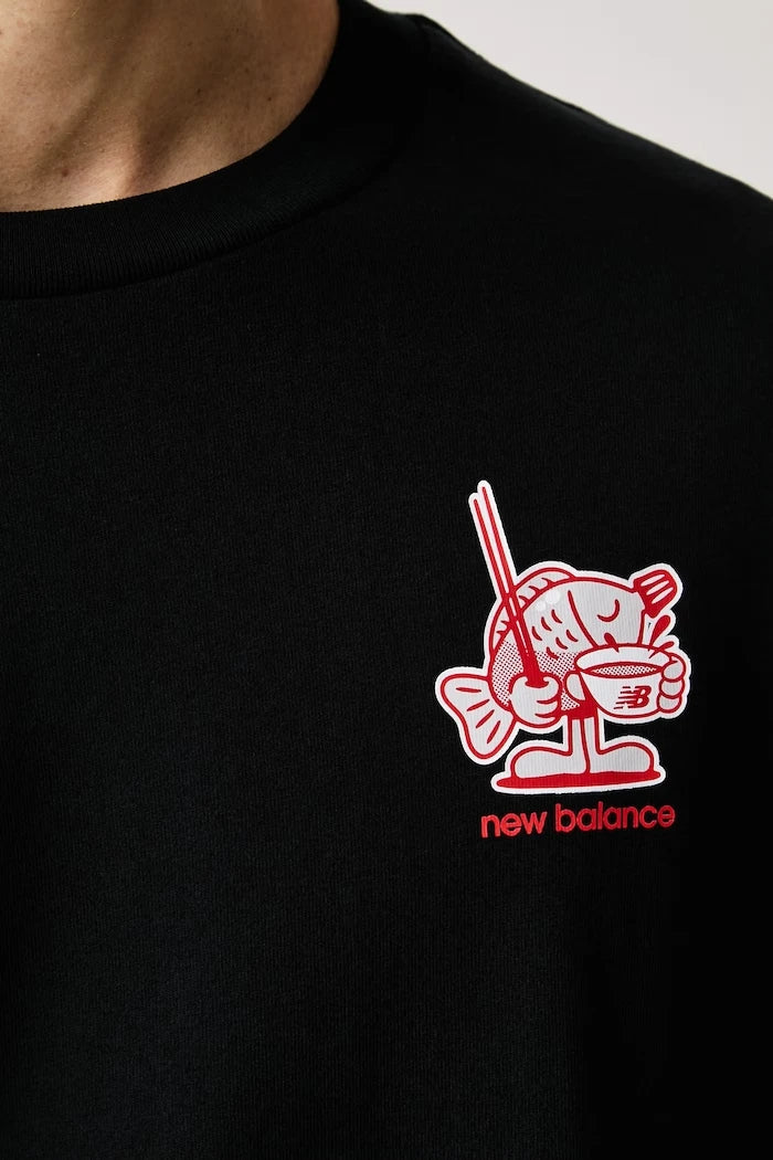 New Balance erkek pamuklu tişört Ramen
