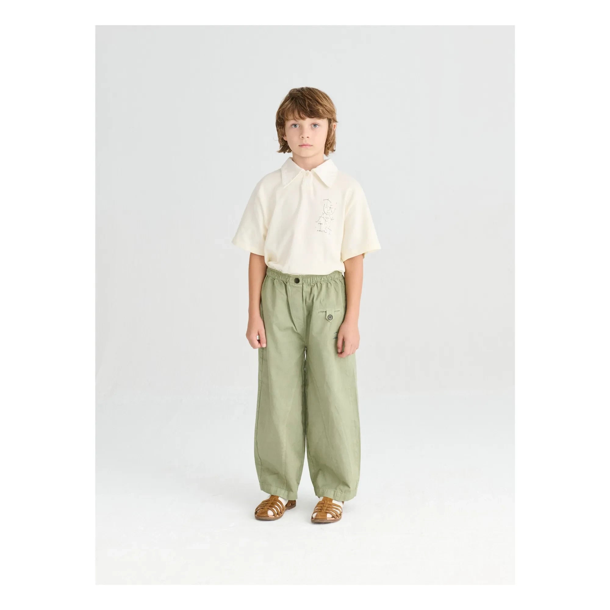 True Artist - Ample Pants N°15 Organik Pamuk | Haki
