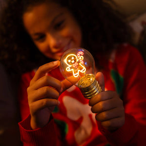 Legami - Lebkuchen Noël Glühbirnen Tischlampe - Bulb Fiction