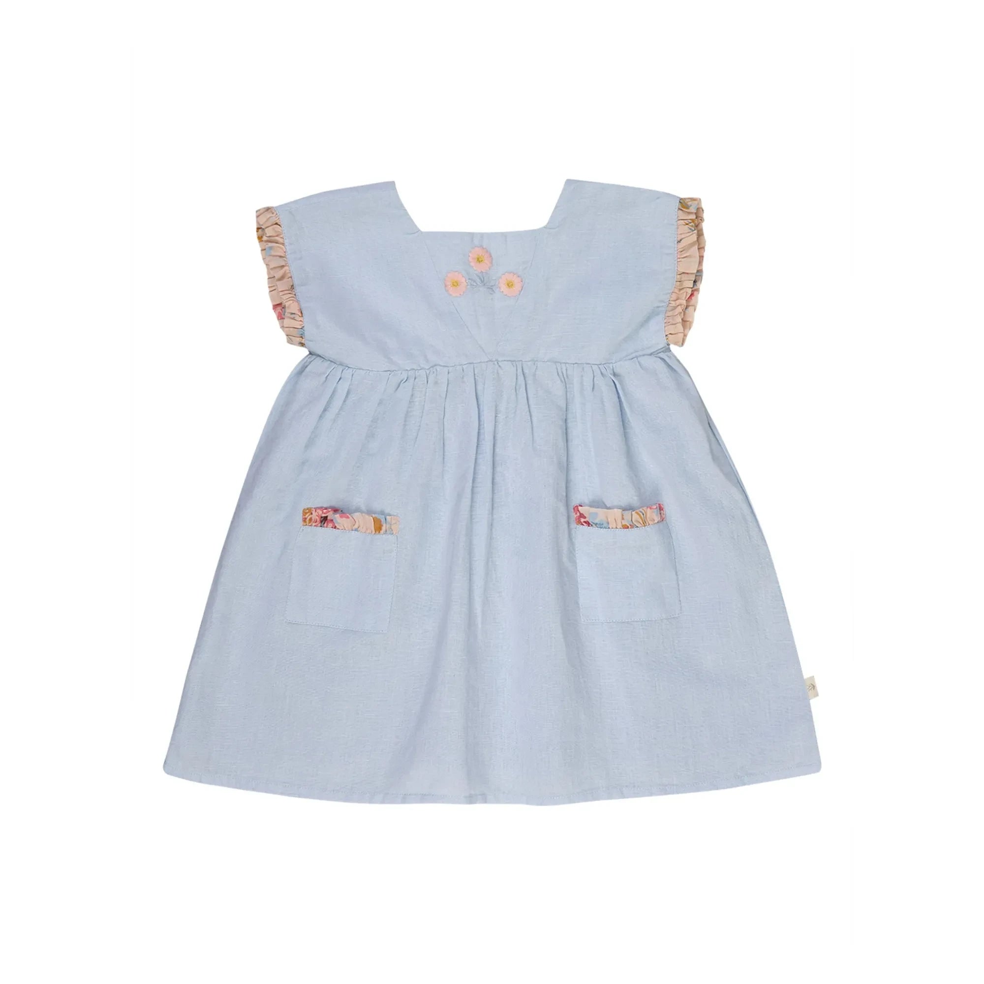 Lilinoa - Marie Lin besticktes Kleid | Hellblau