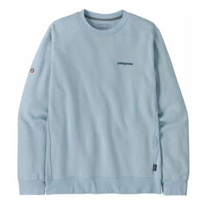 Patagonia - Fitz Roy Icon Uprisal Crew Sweatshirt Recycelte Fasern | Hellblau