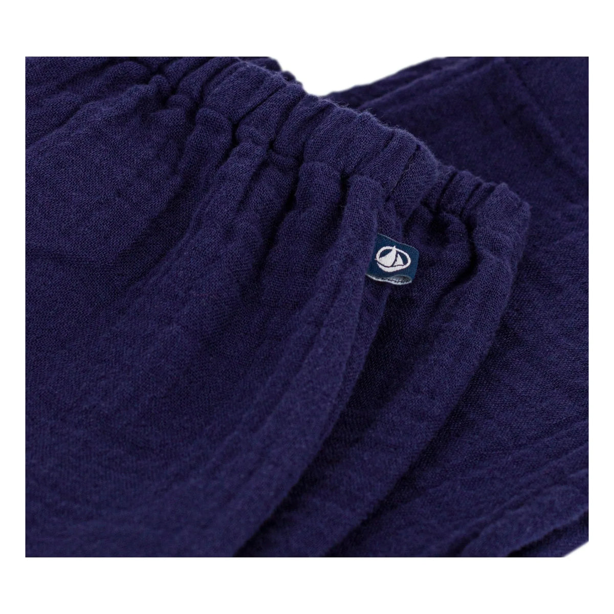 Petit Bateau – Hose aus Bio-Baumwollgaze | Nachtblau