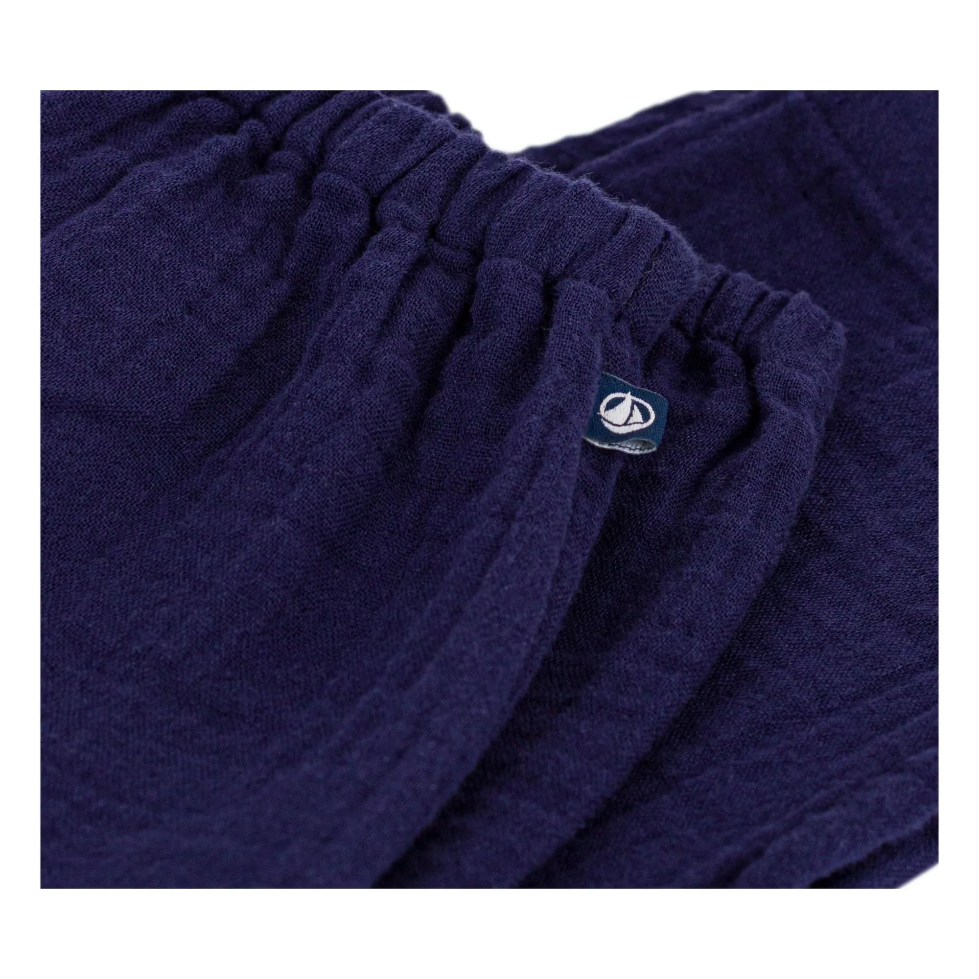 Petit Bateau – Hose aus Bio-Baumwollgaze | Nachtblau