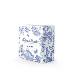 Tartine et Chocolat - Kuscheltier Hase Augustin Toile de Jouy | Blau