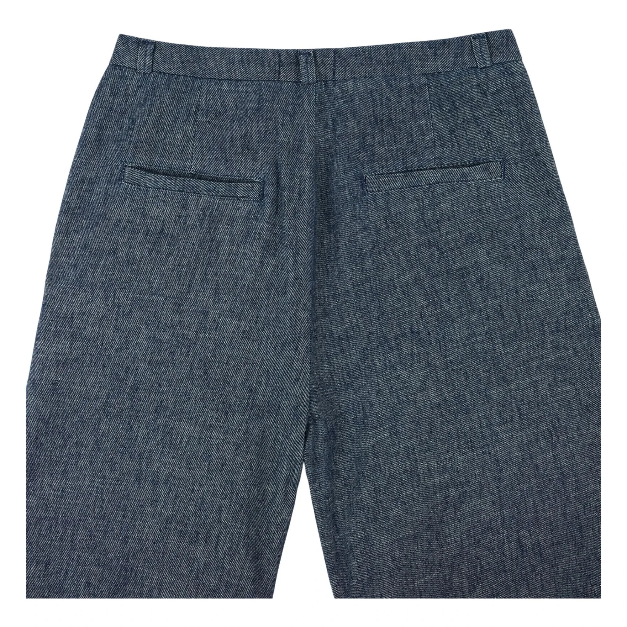 Emile et Ida - Leinen- und Baumwollhose | Marineblau
