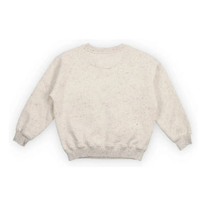 the new society - Sweatshirt Smiley und Sweatshirt | Heather Weiß