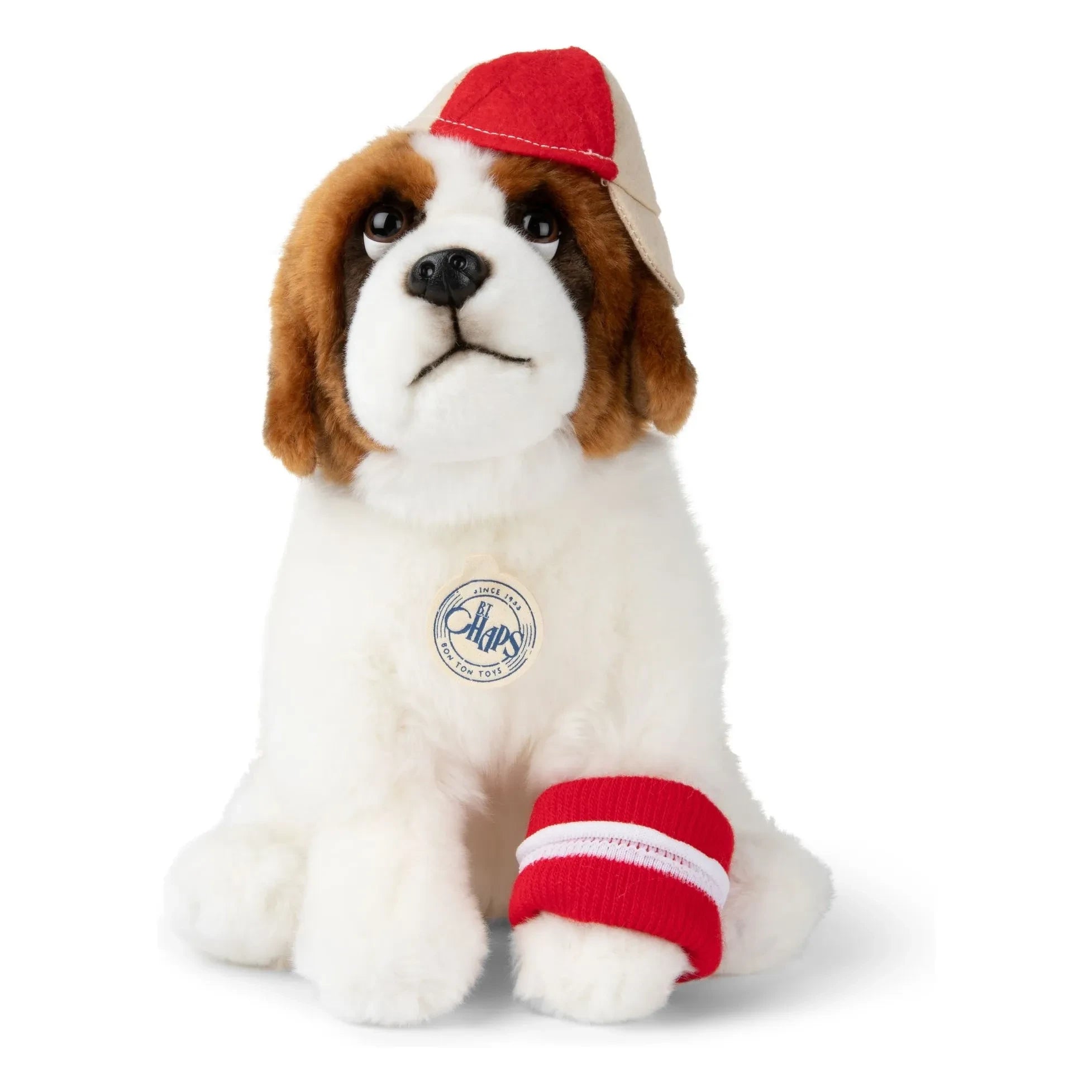 Bon Ton Toys - B.T.CHAPS - Herman St. Bernard Plüschtier | Weiß