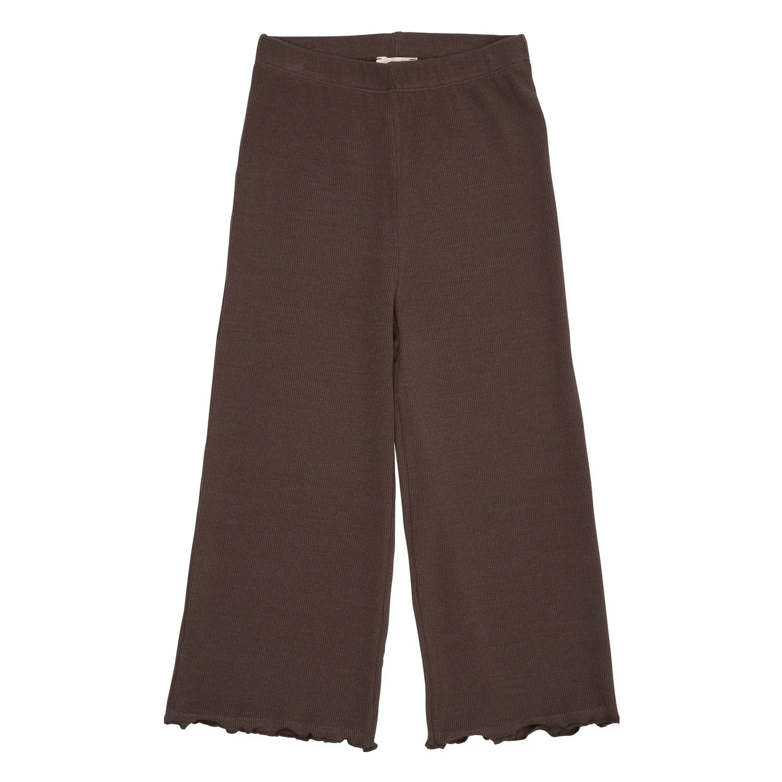 Copenhagen Colors - Modalhose mit weitem Bein | Dunkelbraun