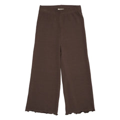 Copenhagen Colors - Modalhose mit weitem Bein | Dunkelbraun