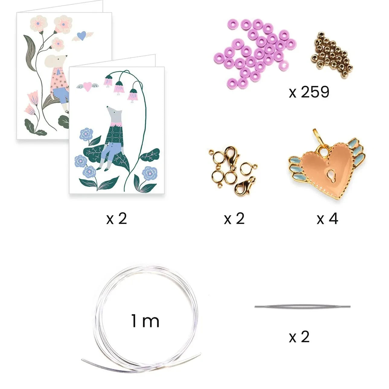 Djeco - DIY Kit - Heishi Bileklikler