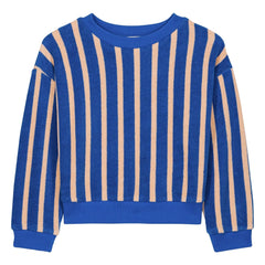 We Are Kids - Gestreiftes Sweatshirt aus Bio-Baumwolle | Blau