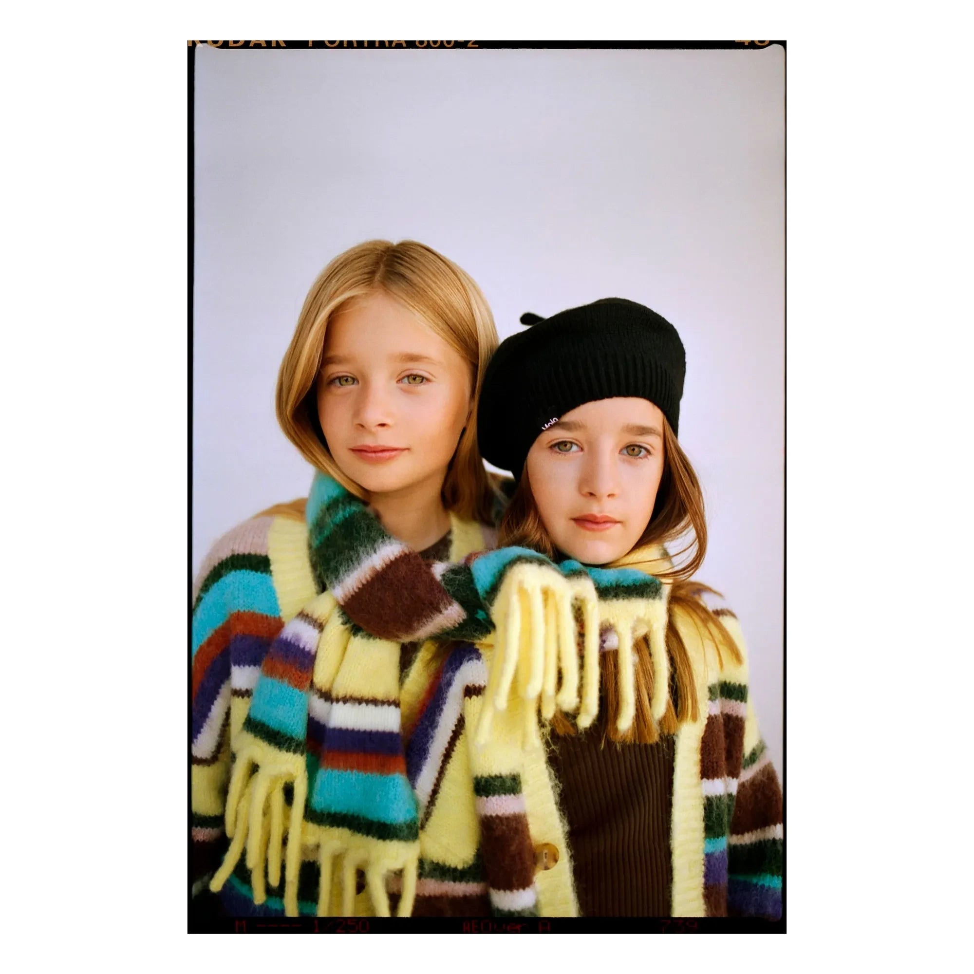 Molo - Çizgili Kelly Şal | Soluk Sarı