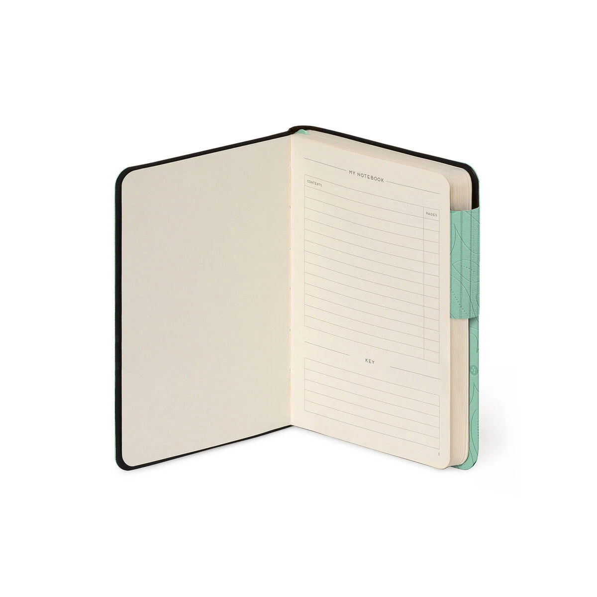 Legami - Gebundenes Notizbuch mit monochromem Softcover - Botanischer Garten - Mein Notizbuch