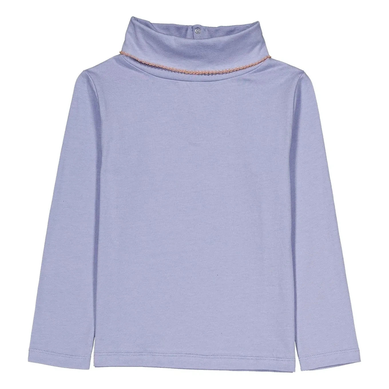 Hallo Simone – Twiggy Rollkragenpullover aus Bio-Baumwolle, einfarbig | Lavendel