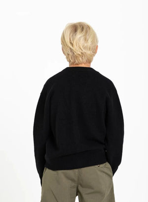 Finger in der Nase - Robin Merino Wolljacke | Schwarz