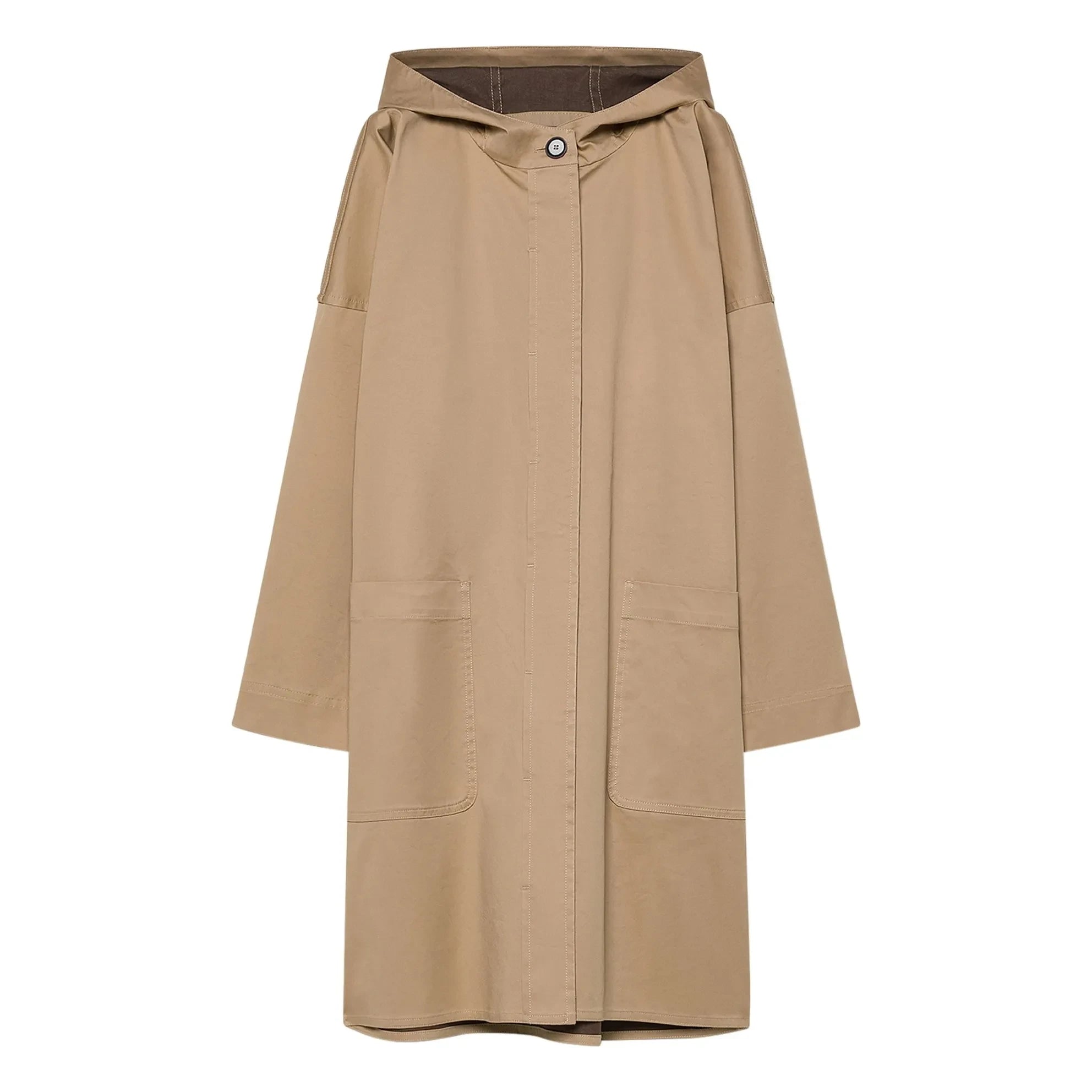 Pomandère - Wasserabweisende Jacke aus Baumwoll-Canvas | Sand