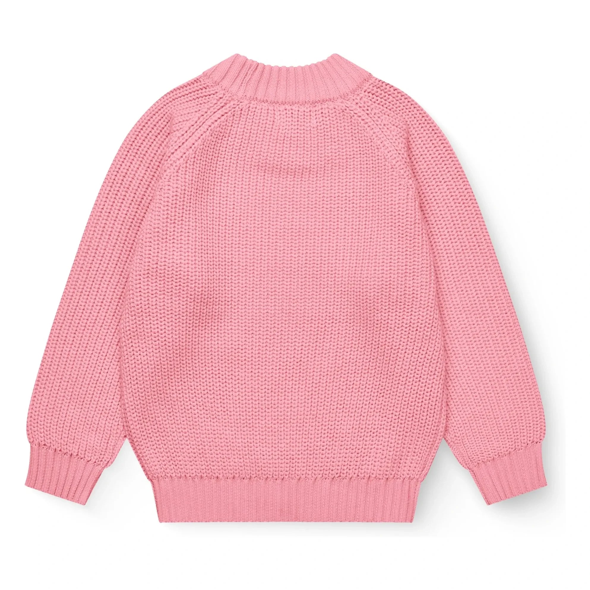 Copenhagen Colors – Gestreifter Pullover aus Bio-Baumwolle | Rosa