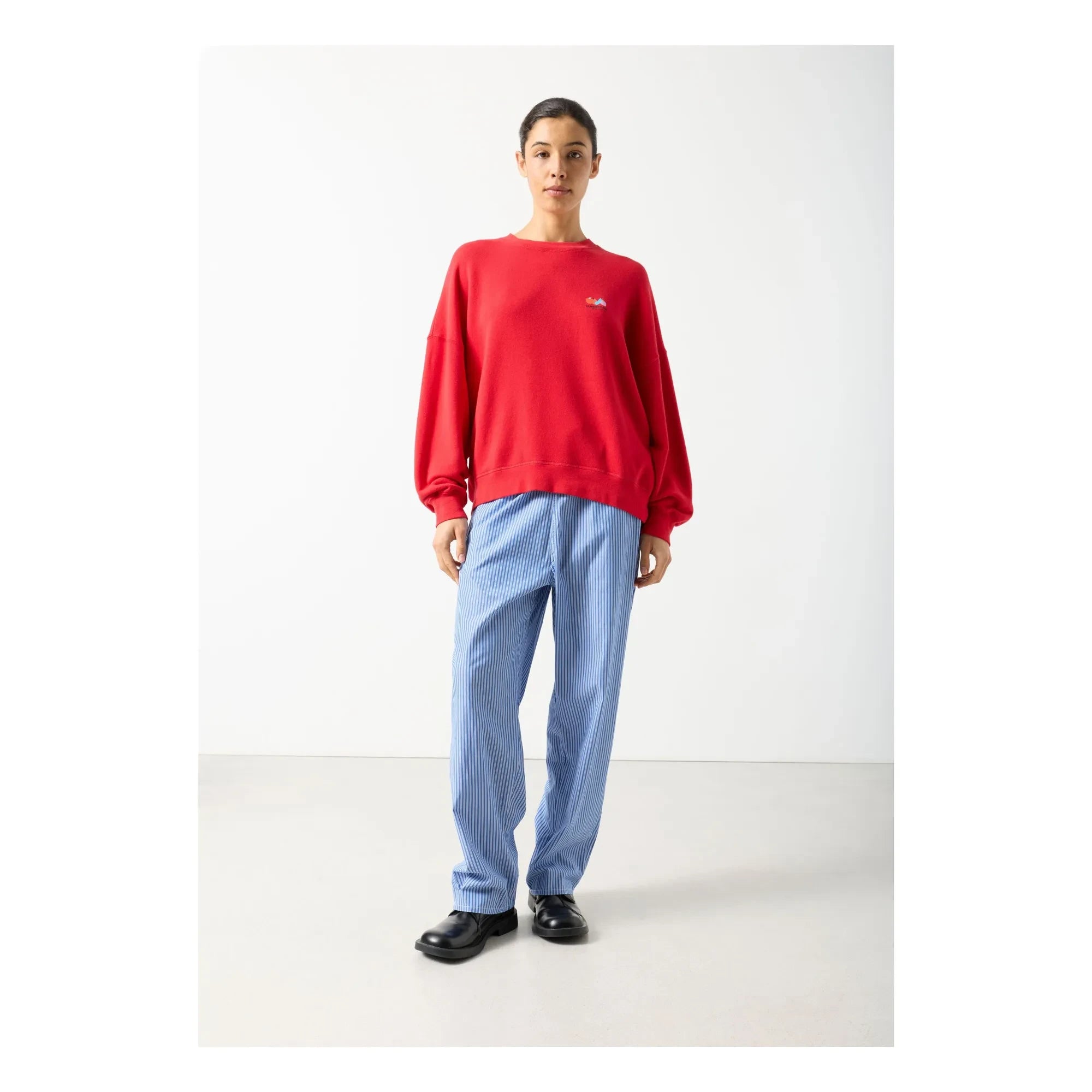 American Vintage - Atubay Baumwoll-Sweatshirt | Tomatenrot