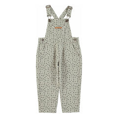 Piupiuchick - Blumenmuster-Overall | Hellgrau