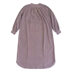 Hod - Sally Kariertes Baumwollkleid | Lila