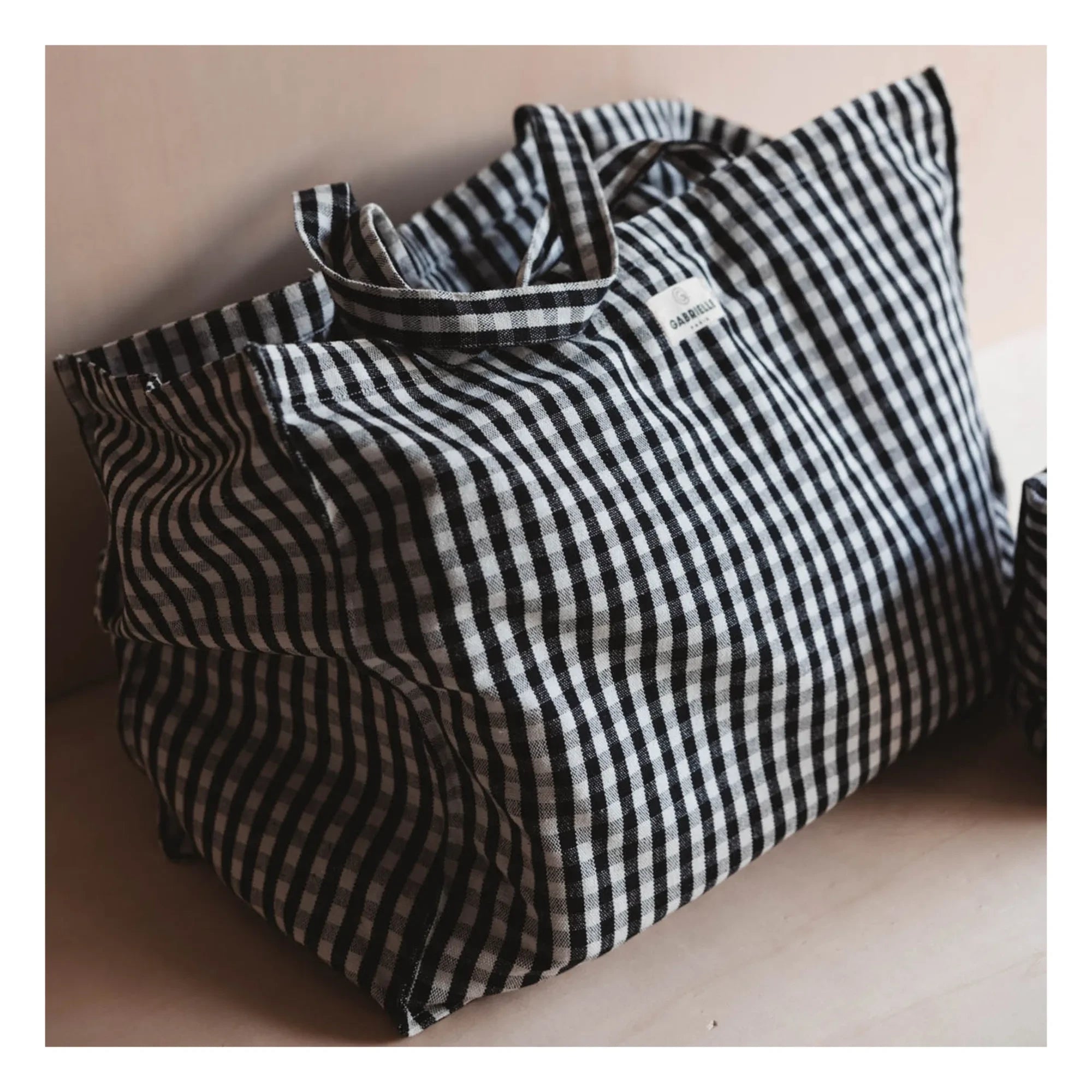 Gabrielle Paris - Gingham Clutch | Schwarz