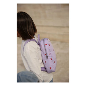 Studio Noos - Puffy Hearts Rucksack | Lila