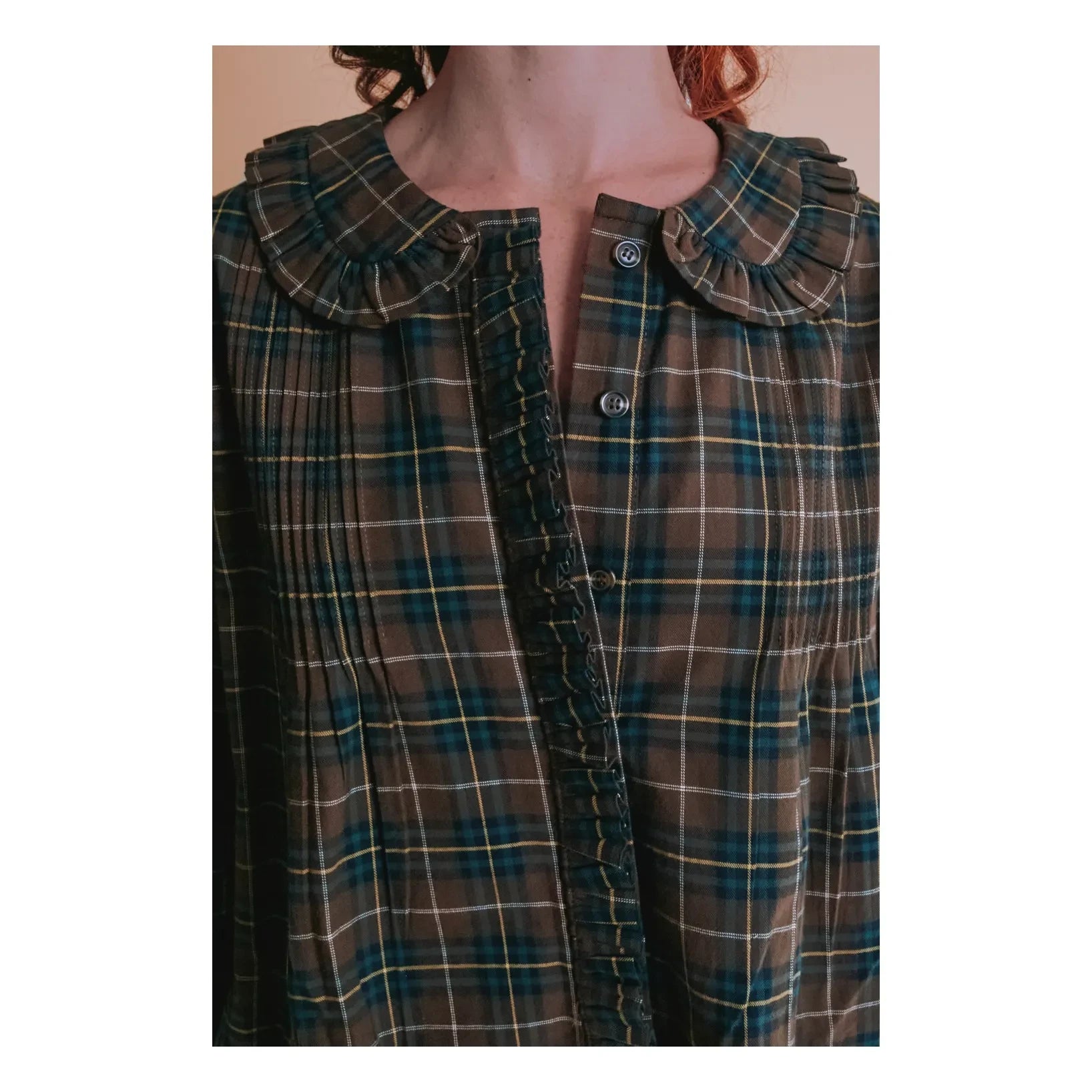 Emile et Ida - Eboto Flanel Bluz | Kahverengi
