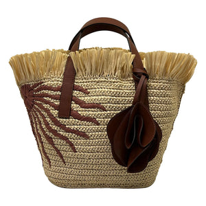 Farm Rio - Mini Sun Raphia Korb | Sand