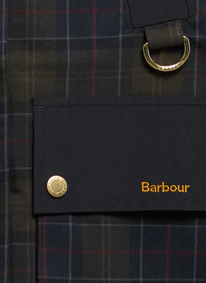 Barbour - Rotsea Ekose Su Geçirmez Ceket | Siyah