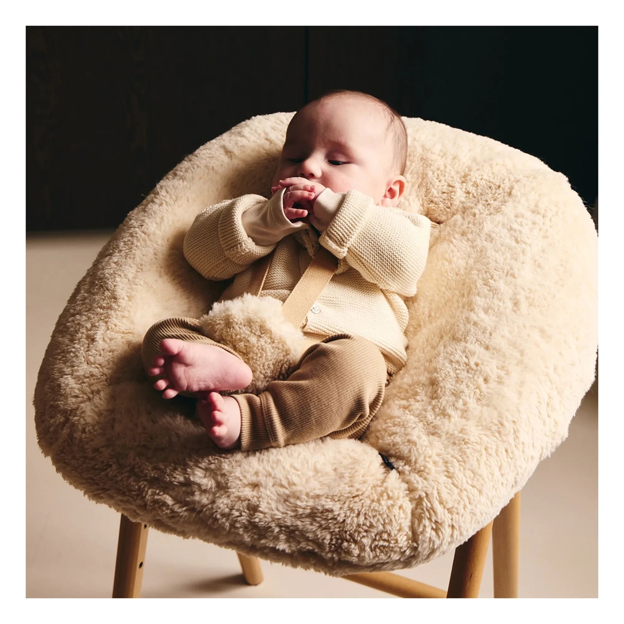 Charlie Crane - Tobo Hochstuhl Babywippe | Ecru