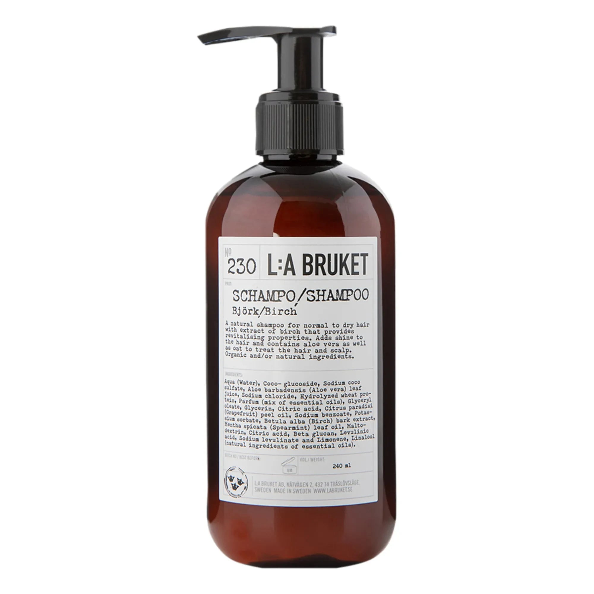 L:A BRUKET - 230 Birke Shampoo 240 ml