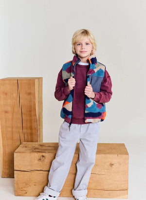 AO76 - Oscar Anniversary recycelter Baumwoll-Sweatshirt | Burgunder