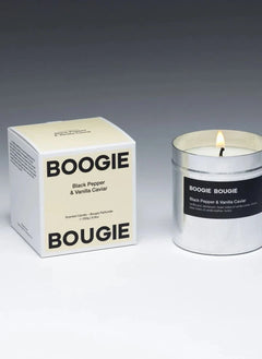 Boogie Bougie - Schwarzer Pfeffer & Vanille Kaviar Kerze - 250 g