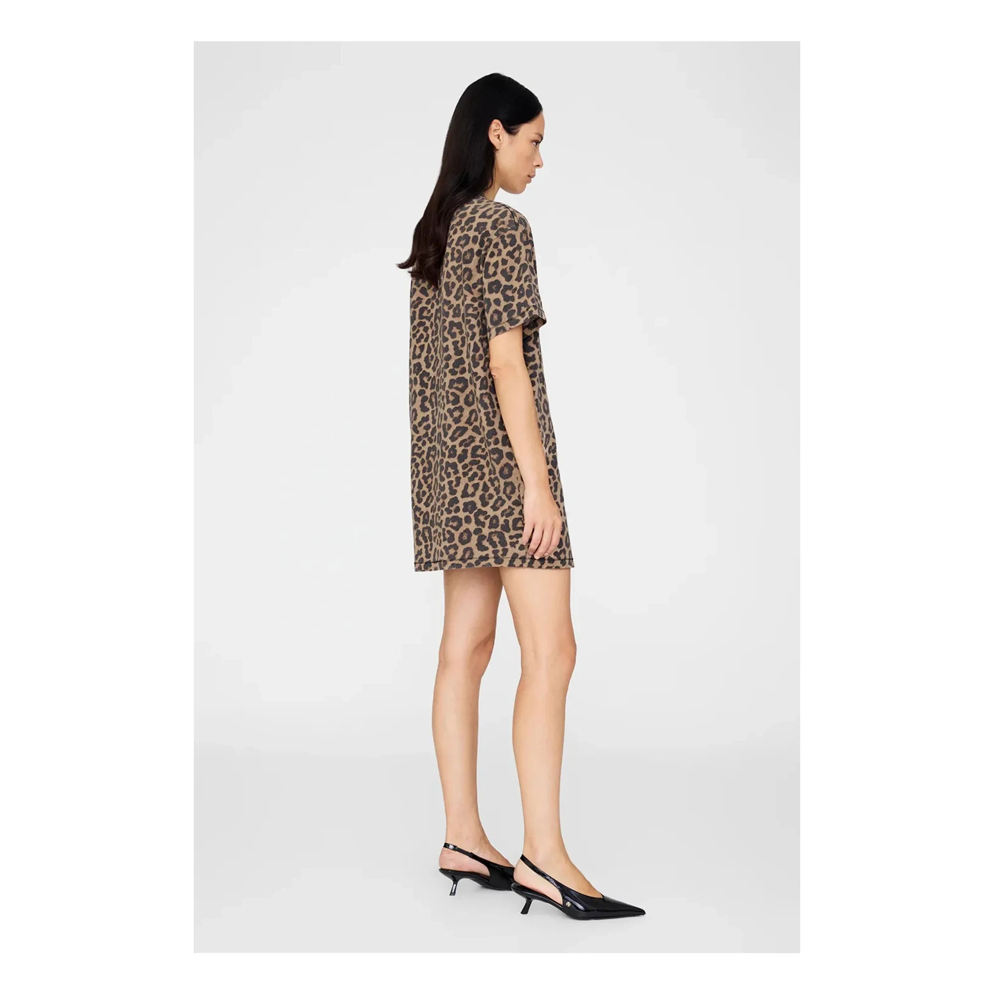 Anine Bing - Beth Leopar-Kleid | Braun