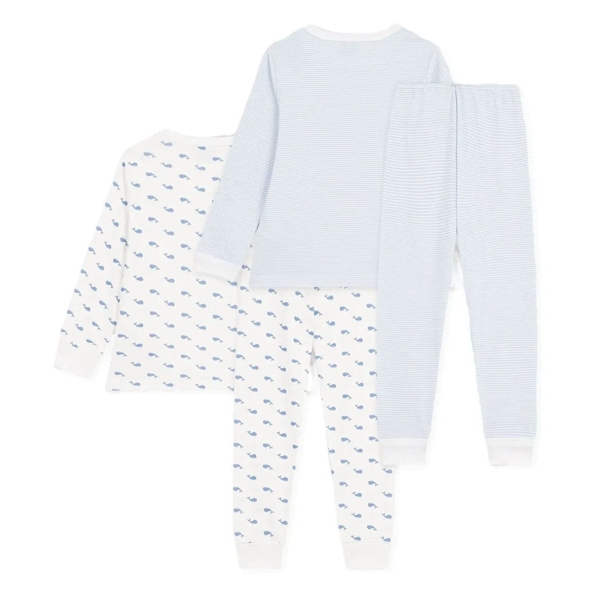 Petit Bateau - 2er Set Wal-Pyjama | Blau