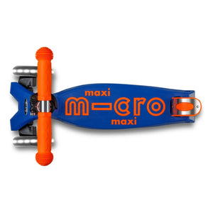 Micro - Maxi Klappbarer Neon LED Scooter | Orange