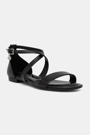 MICHAEL Michael Kors kadın düz taban deri sandalet Alexa Flex Flat Sandal