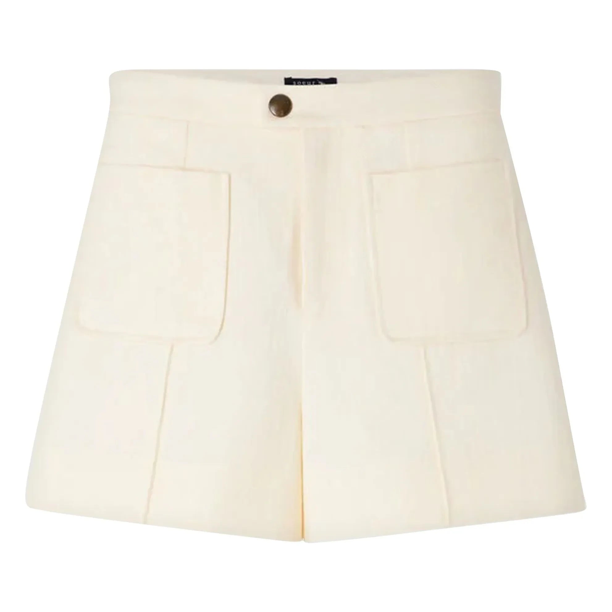 Soeur - Baumwoll-Hover-Shorts | Creme